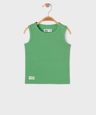 Débardeur en maille côtelée bébé garçon vue1 - GEMO(BEBE DEBT) - GEMO