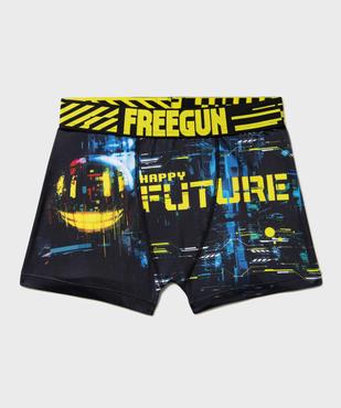 Boxer en microfibre imprimé fantaisie garçon - Freegun vue1 - FREEGUN - GEMO
