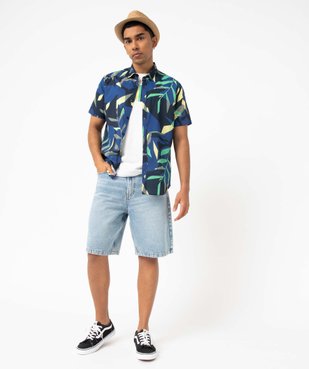 Chemise homme à manches courtes fine et légère vue5 - GEMO (HOMME) - GEMO