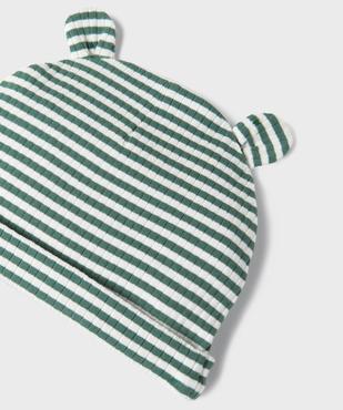 Ensemble naissance évolutif 3 pièces bébé : body, pantalon, bonnet vue6 - GEMO 4G BEBE - GEMO