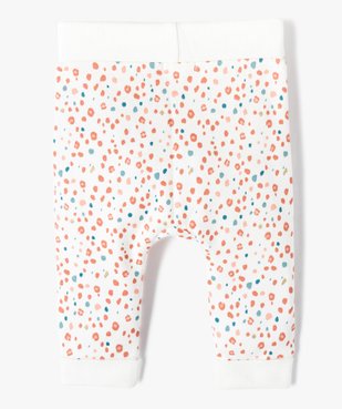 Pantalon souple en maille coton stretch bébé fille vue5 - GEMO 4G BEBE - GEMO