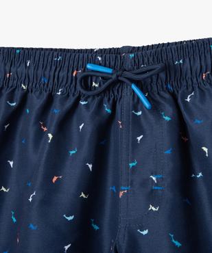 Short de bain à micro motifs dauphins garçon vue2 - GEMO 4G GARCON - GEMO