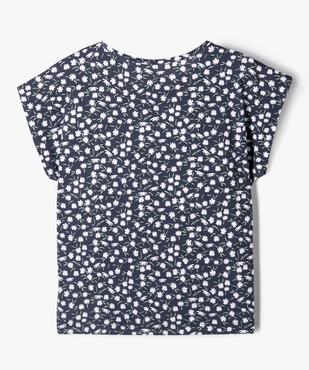 Tee-shirt à manches courtes coupe oversize fille vue3 - GEMO 4G FILLE - GEMO