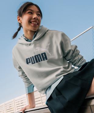 Sweat à capuche coupe courte avec logo poitrine fille - Puma vue4 - PUMA - GEMO
