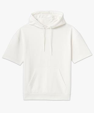 Sweat homme à capuche à manches courtes vue4 - GEMO (HOMME) - GEMO