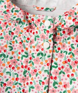 Blouson imperméable à capuche imprimé fille vue3 - GEMO (ENFANT) - GEMO