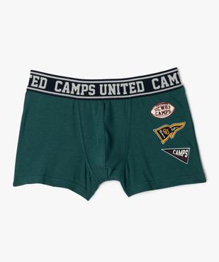 Boxer imprimé avec taille élastique garçon - Camps United vue1 - CAMPS US - GEMO