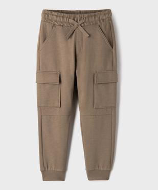 Pantalon de jogging coupe cargo garçon vue1 - GEMO 4G GARCON - GEMO