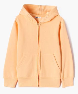 Sweat zippé avec capuche garçon vue1 - GEMO (ENFANT) - GEMO