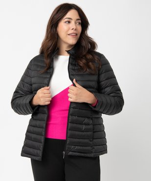 Doudoune femme grande taille matelassage fin avec col montant vue1 - GEMO 4G GT - GEMO
