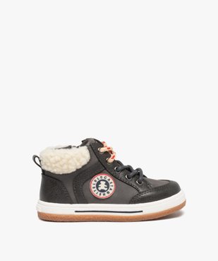 Baskets bébé garçon mid-cut à col sherpa - LuluCastagnette vue1 - LULU CASTAGNETT - GEMO
