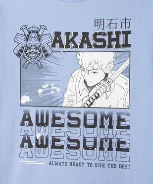 Tee-shirt à manches courtes avec motifs garçon vue2 - GEMO 4G GARCON - GEMO