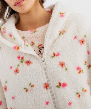 Poncho d'intérieur polaire femme vue2 - GEMO(HOMWR FEM) - GEMO