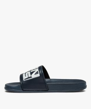 Mules de piscine homme bicolores - Airness vue3 - AIRNESS - GEMO