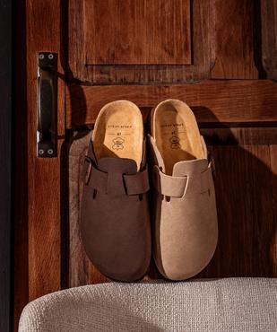 Sabots avec semelle intérieure cuir ergonomique homme vue7 - URBAN STEPS - GEMO