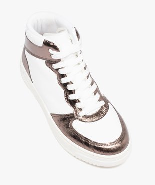 Baskets femme mid-cut à détails brillants vue5 - GEMO (SPORTSWR) - GEMO