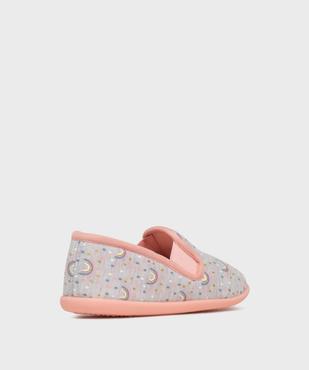 Chaussons enveloppants à motifs arc-en-ciel fille vue4 - GEMO (ENFANT) - GEMO