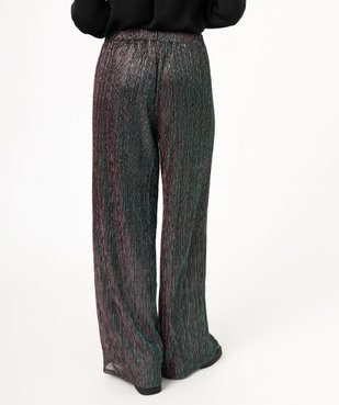 Pantalon de soirée métallisé femme vue3 - GEMO(FEMME PAP) - GEMO