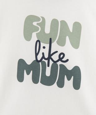 Tee-shirt manches longues en jersey de coton imprimé bébé garçon vue2 - GEMO 4G BEBE - GEMO