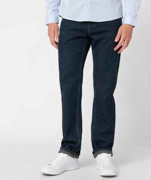 Jean homme coupe Regular aspect brut vue1 - GEMO (HOMME) - GEMO