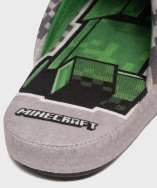 Chaussons mules en velours garçon - Minecraft vue6 - MINECRAFT - GEMO