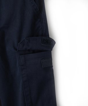 Pantalon en toile coupe jogger slim garçon vue4 - GEMO 4G GARCON - GEMO