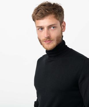 Pull à col roulé en maille fine homme vue3 - GEMO 4G HOMME - GEMO