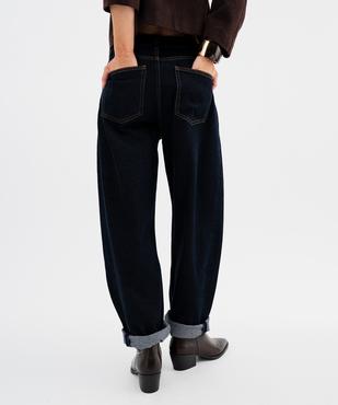 Jean wide leg taille haute femme vue4 - GEMO(FEMME PAP) - GEMO