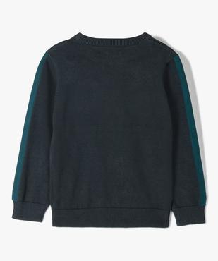 Pull garçon en maille fine avec imprimé bouclette vue4 - GEMO (ENFANT) - GEMO