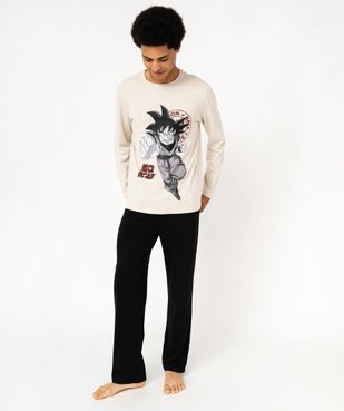 Pyjama 2 pièces en jersey de coton imprimé San Goku homme - Dragon Ball Super vue1 - DRAGON BALL Z - GEMO