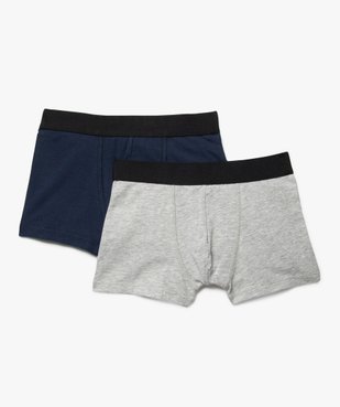 Boxers en coton stretch avec motifs robots (lot de 2) garçon vue2 - GEMO 4G GARCON - GEMO