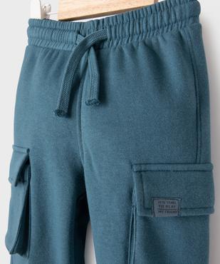 Pantalon en maille coupe cargo bébé garçon vue2 - GEMO(BEBE DEBT) - GEMO