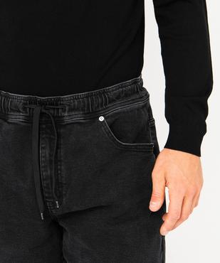 Jean Wide Leg avec taille élastique homme vue5 - GEMO 4G HOMME - GEMO
