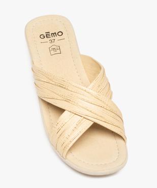 Mules femme confort à brides croisées vue5 - GEMO (CONFORT) - GEMO