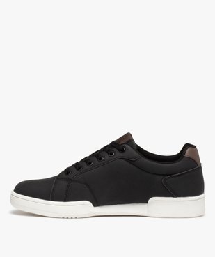 Baskets homme unies à lacets – Kappa vue3 - KAPPA - GEMO