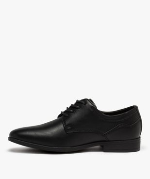 Derbies garçon unis style classique à lacets vue3 - GEMO (ENFANT) - GEMO