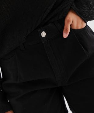 Bermuda en jean ample taille haute femme vue4 - GEMO 4G FEMME - GEMO