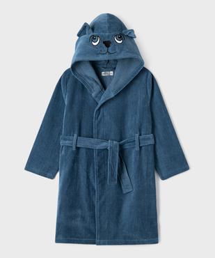 Robe de chambre à capuche motif chien garçon vue1 - GEMO 4G GARCON - GEMO