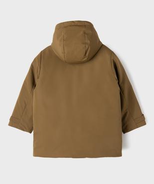 Parka à capuche avec doublure douillette garçon vue6 - GEMO 4G GARCON - GEMO