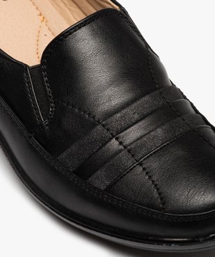 Mocassins confort femme unis avec détails brillants vue6 - G'FLEX - GEMO