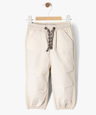 Pantalon parachute et jersey avec ceinture élastique bébé garçon vue1 - GEMO(BEBE DEBT) - GEMO