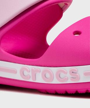 Sandales de plage fermeture scratch fille - Crocs vue6 - CROCS - GEMO