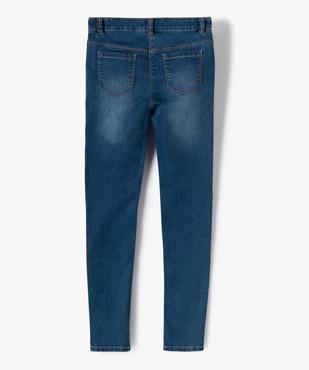 Jean fille coupe Slim ultra stretch vue3 - GEMO 4G FILLE - GEMO