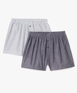 Caleçons imprimés homme (lot de 2) vue1 - GEMO(HOMWR HOM) - GEMO