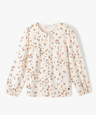 Chemise à manches longues imprimée fille - LuluCastagnette vue2 - LULUCASTAGNETTE - GEMO