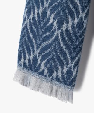 Écharpe femme jacquard toute douce vue2 - GEMO (ACCESS) - GEMO