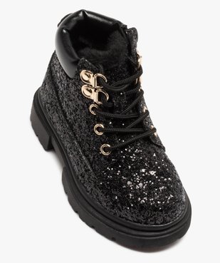 Boots fille fourrées dessus à strass vue5 - GEMO(BEBE DEBT) - GEMO