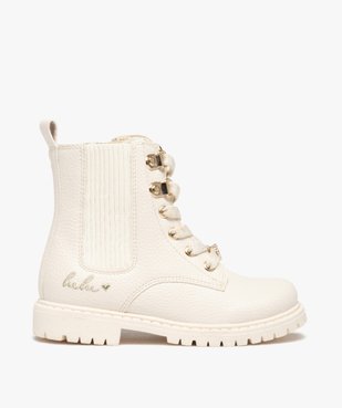 Boots fille unies Chelsea à semelle crantée - LuluCastagnette du 25 au 30 vue1 - LULU CASTAGNETT - GEMO
