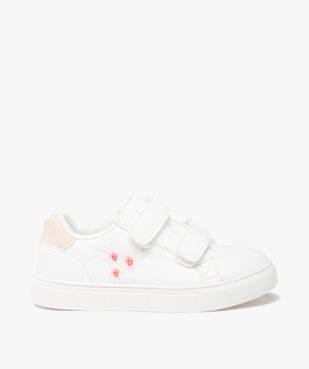 Baskets fille à scratch avec motif fleurs sur le côté vue1 - GEMO (ENFANT) - GEMO