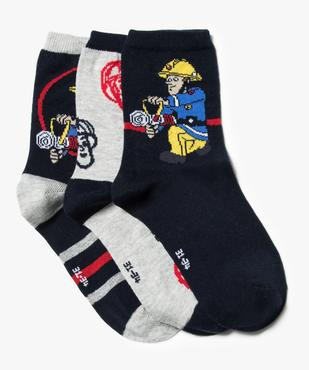 Lot de 3 paires de chaussettes hautes - Sam le pompier vue1 - SAM LE POMPIER - GEMO